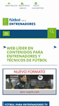 Mobile Screenshot of futbolparaentrenadores.com